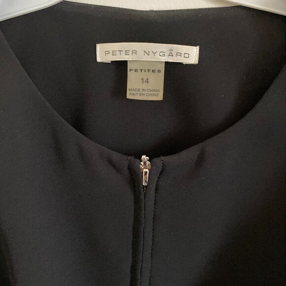 PETER NYGUARD WOMEN'S LONG SLEEVE CROPPED JACKET WITH FULL ZIPPER POCKETS SZ 14P - Picture 3 of 5
